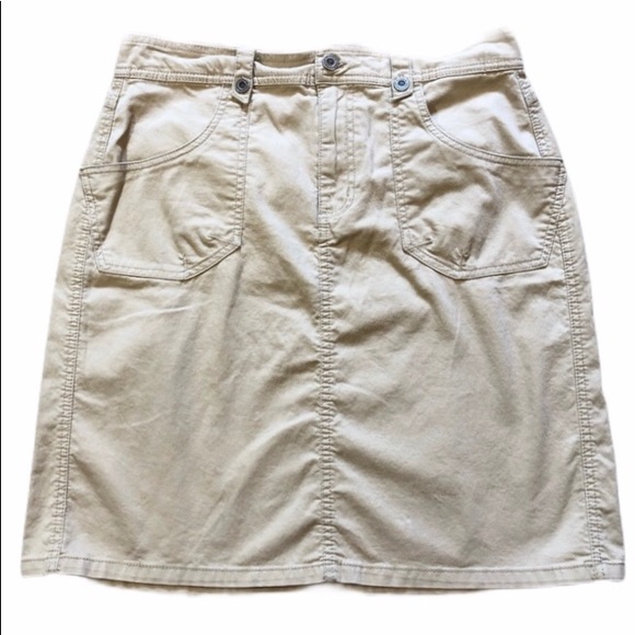 Gloria Vanderbilt Dresses & Skirts - 10 Gloria Vanderbilt textured skirt khaki color